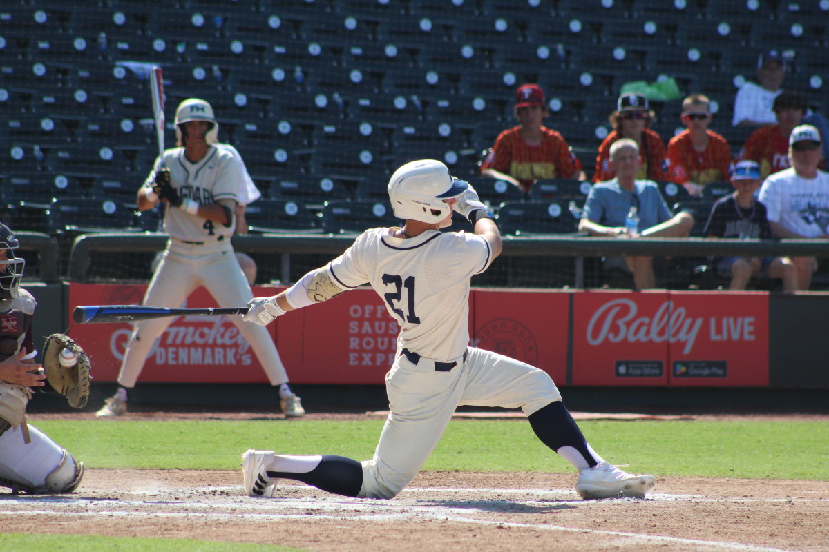 Pearland Flower Mound 6A UIL state championship Texas baseball playoffs 061023 Andrew McCulloch 99